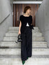 center press wide pants - virgin wool